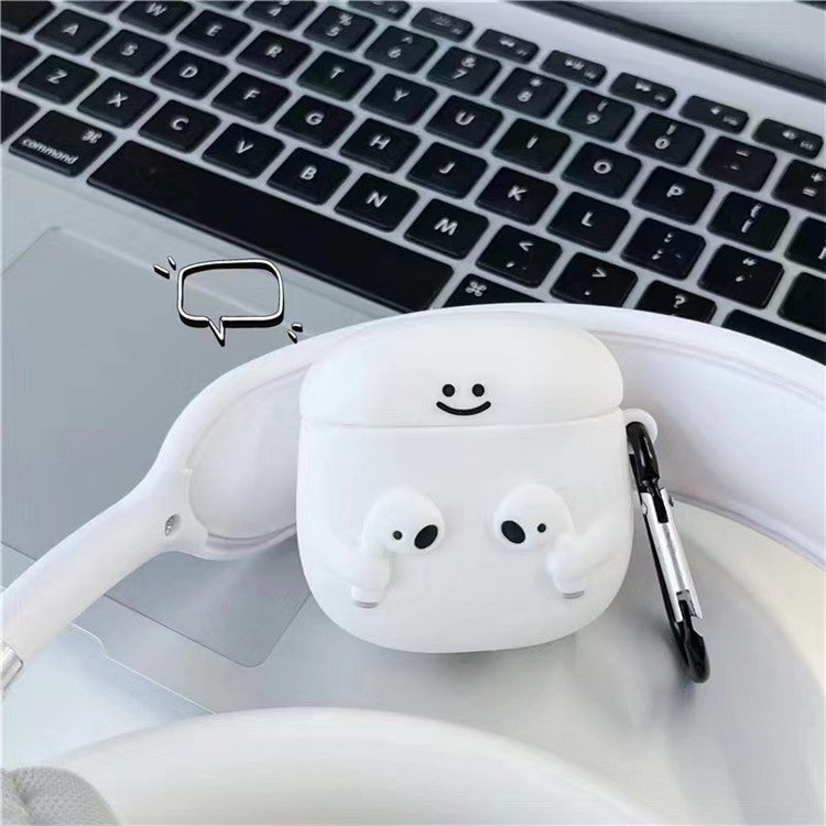 Cartoon Silicone Cover for AirPods with Charging Case (2016)  /  (2019)  /  AirPods with Wireless Charging Case (2019) Anti-drop Case