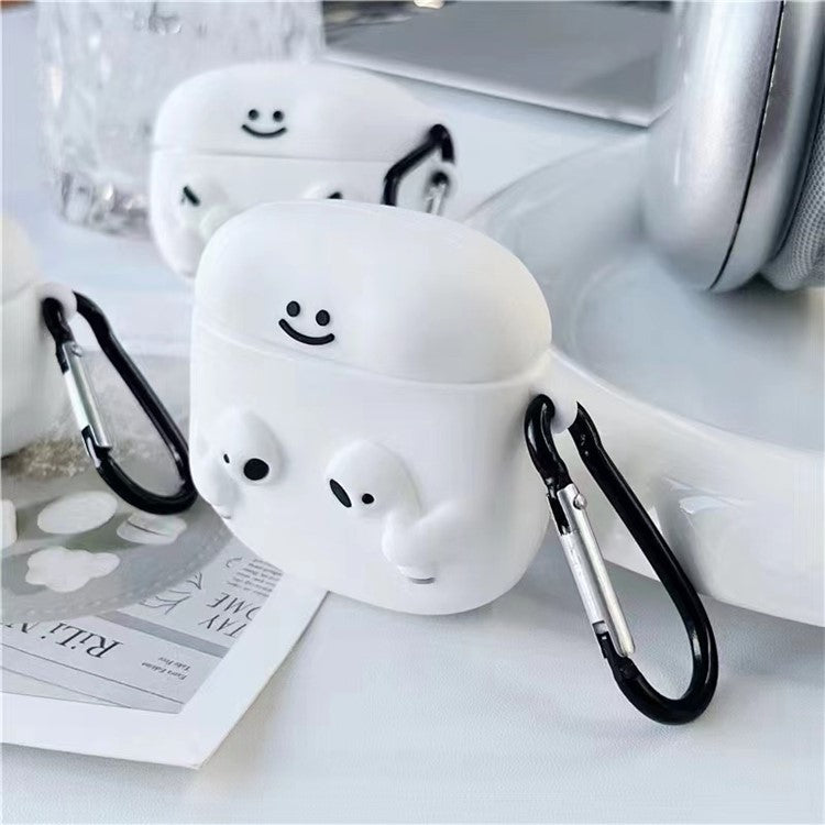 Cartoon Silicone Cover for AirPods with Charging Case (2016)  /  (2019)  /  AirPods with Wireless Charging Case (2019) Anti-drop Case