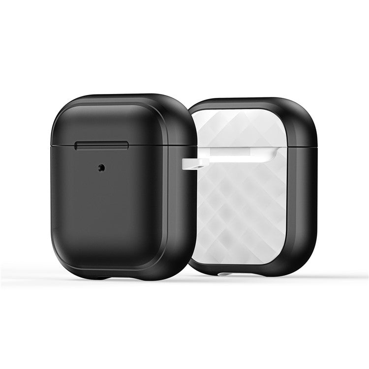 DUX DUCIS PECC Series for Apple AirPods with Charging Case (2016) / (2019) / AirPods with Wireless Charging Case (2019) Cover - Black+White