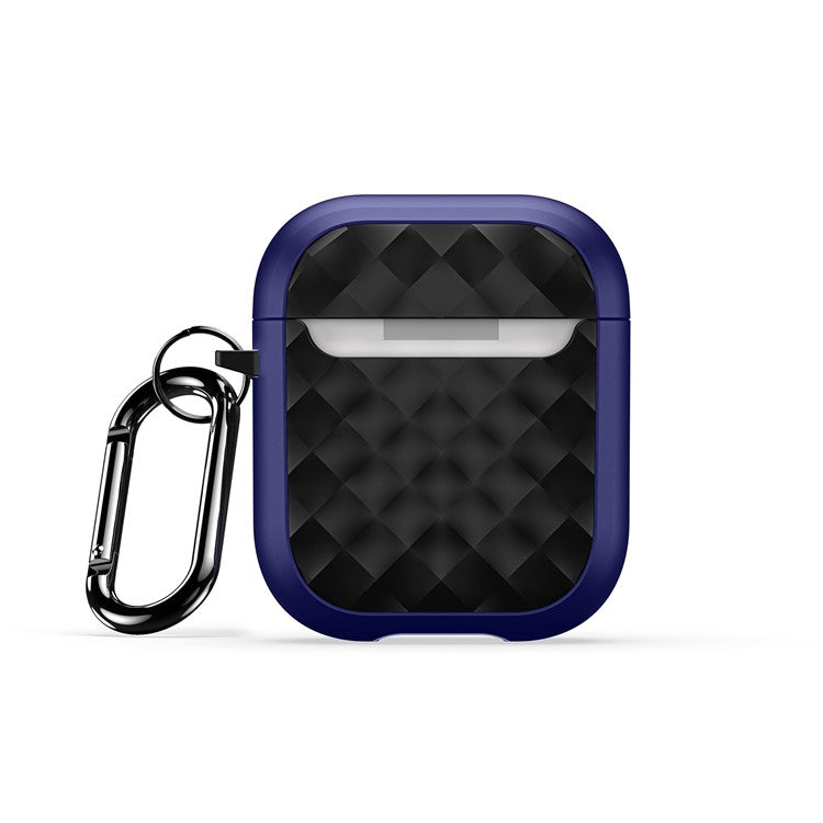 DUX DUCIS PECC Series for Apple AirPods with Charging Case (2016) / (2019) / AirPods with Wireless Charging Case (2019) Cover - Blue+Black