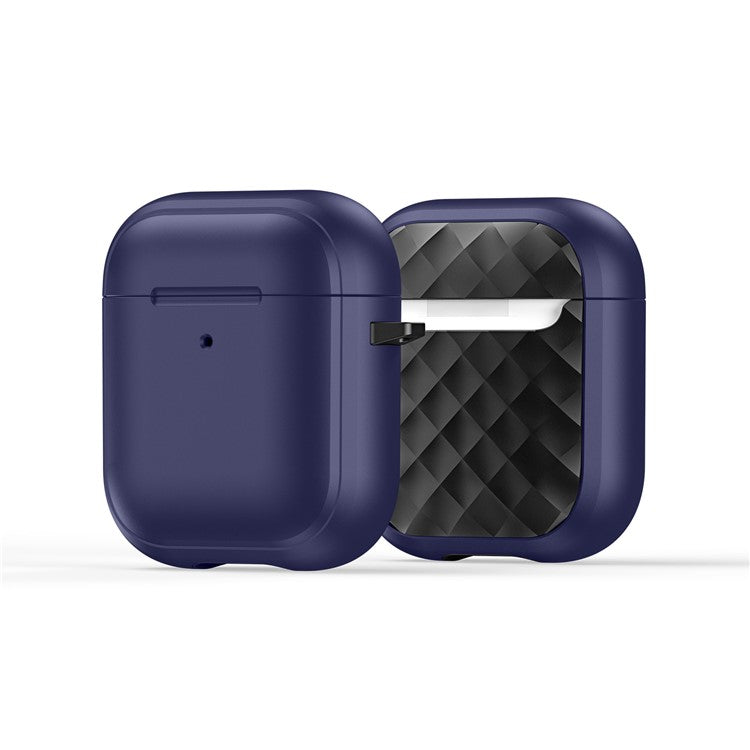 DUX DUCIS PECC Series for Apple AirPods with Charging Case (2016) / (2019) / AirPods with Wireless Charging Case (2019) Cover - Blue+Black