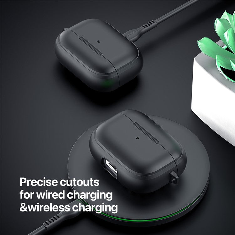 DUX DUCIS PECC Series for Apple AirPods with Charging Case (2016) / (2019) / AirPods with Wireless Charging Case (2019) Cover - Blackish Green+Black