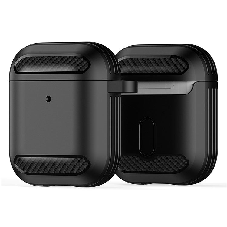 DUX DUCIS PECB Series for Apple AirPods with Charging Case (2016) / (2019) / AirPods with Wireless Charging Case (2019) TPU Case - Black