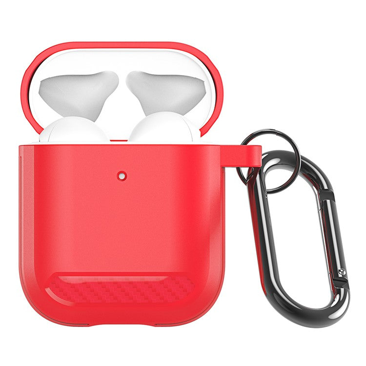 DUX DUCIS PECB Series for Apple AirPods with Charging Case (2016) / (2019) / AirPods with Wireless Charging Case (2019) TPU Case - Red