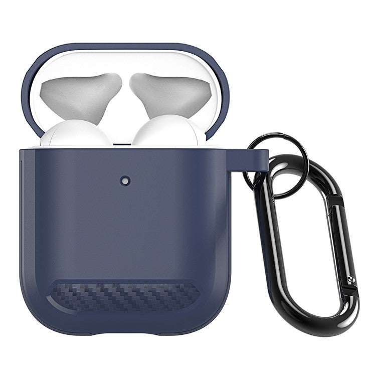 DUX DUCIS PECB Series for Apple AirPods with Charging Case (2016) / (2019) / AirPods with Wireless Charging Case (2019) TPU Case - Navy Blue