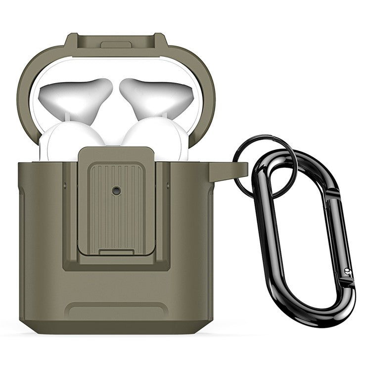 DUX DUCIS PECH Series Protective Case for Apple AirPods with Charging Case (2016) / (2019) / AirPods with Wireless Charging Case (2019) - Army Green