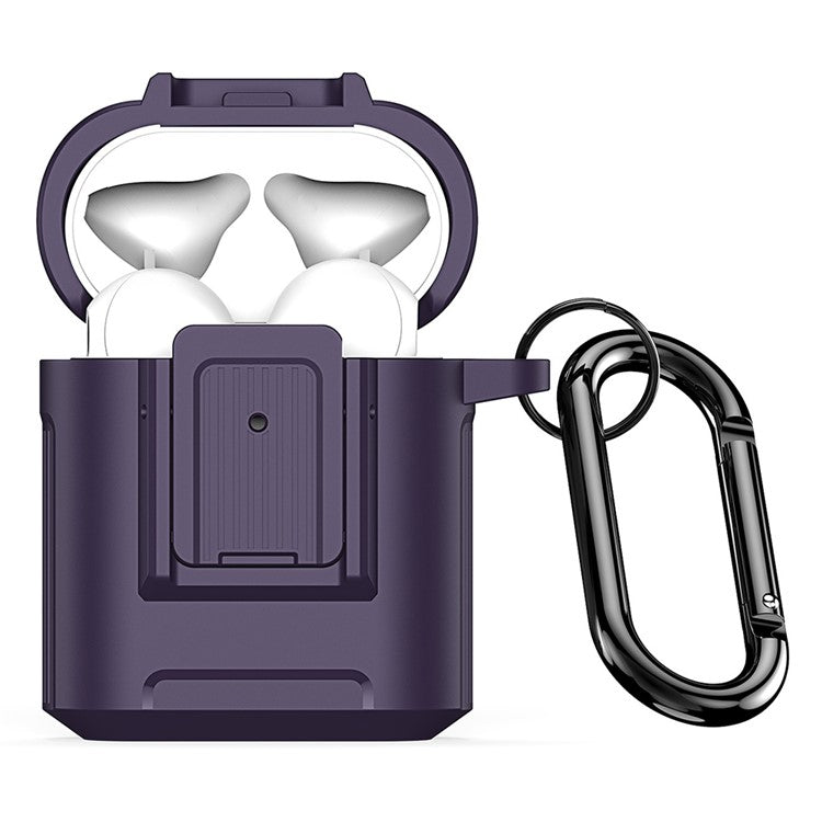 DUX DUCIS PECH Series Protective Case for Apple AirPods with Charging Case (2016) / (2019) / AirPods with Wireless Charging Case (2019) - Purple