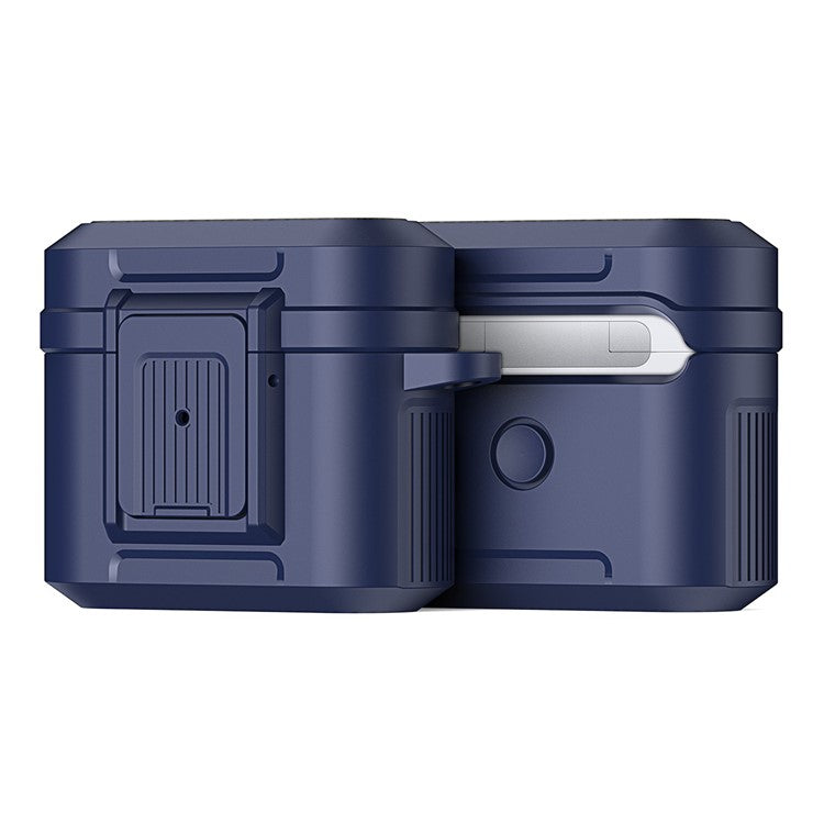 DUX DUCIS PECH Series for Apple AirPods 3 Protective Case Dust-proof Shell with Keychain - Sapphire