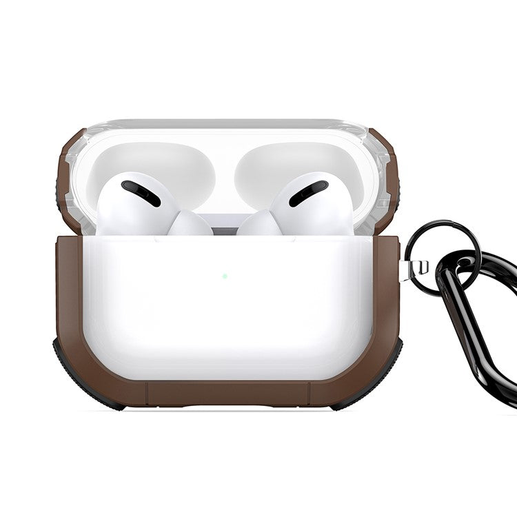 DUX DUCIS PECD Series for Apple AirPods Pro Protective Cover Portable Earphone Case - Brown