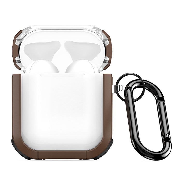 DUX DUCIS PECD Series for Apple AirPods with Charging Case (2016) / (2019) / AirPods with Wireless Charging Case (2019) Protective Cover - Brown