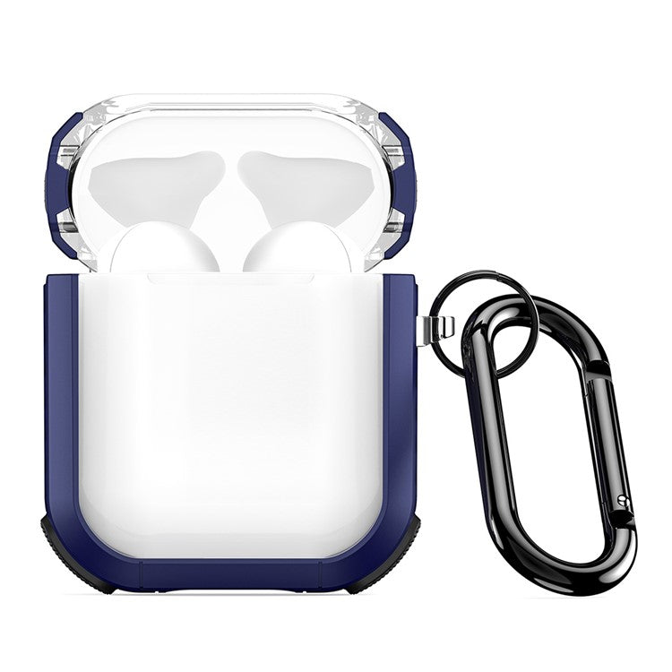 DUX DUCIS PECD Series for Apple AirPods with Charging Case (2016) / (2019) / AirPods with Wireless Charging Case (2019) Protective Cover - Navy Blue