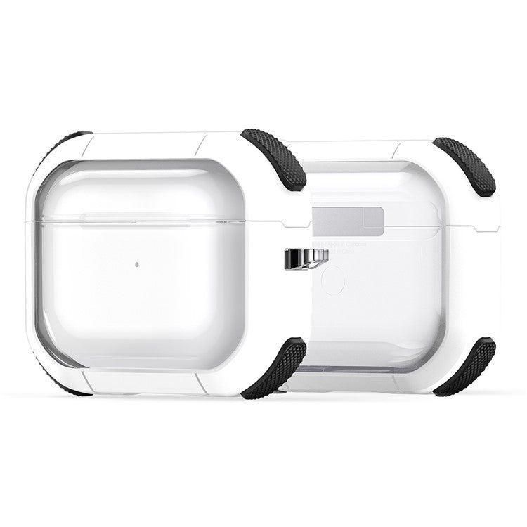 DUX DUCIS PECD Series for Apple AirPods 3 Protective Case 2 in 1 TPU+PC Armor Earphone Cover - White