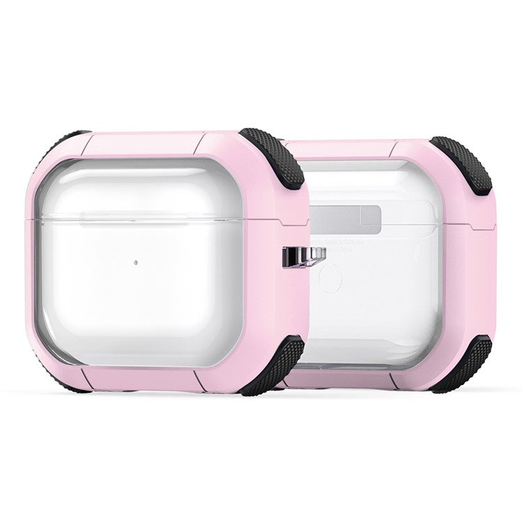 DUX DUCIS PECD Series for Apple AirPods 3 Protective Case 2 in 1 TPU+PC Armor Earphone Cover - Pink