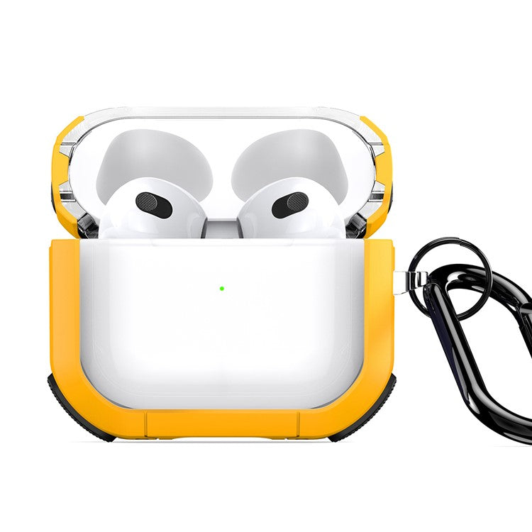 DUX DUCIS PECD Series for Apple AirPods 3 Protective Case 2 in 1 TPU+PC Armor Earphone Cover - Yellow