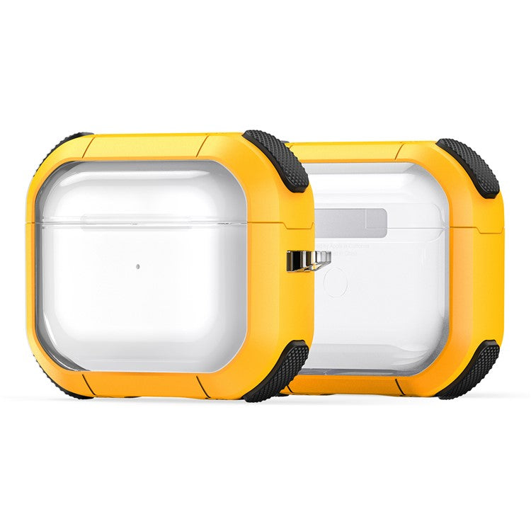 DUX DUCIS PECD Series for Apple AirPods 3 Protective Case 2 in 1 TPU+PC Armor Earphone Cover - Yellow