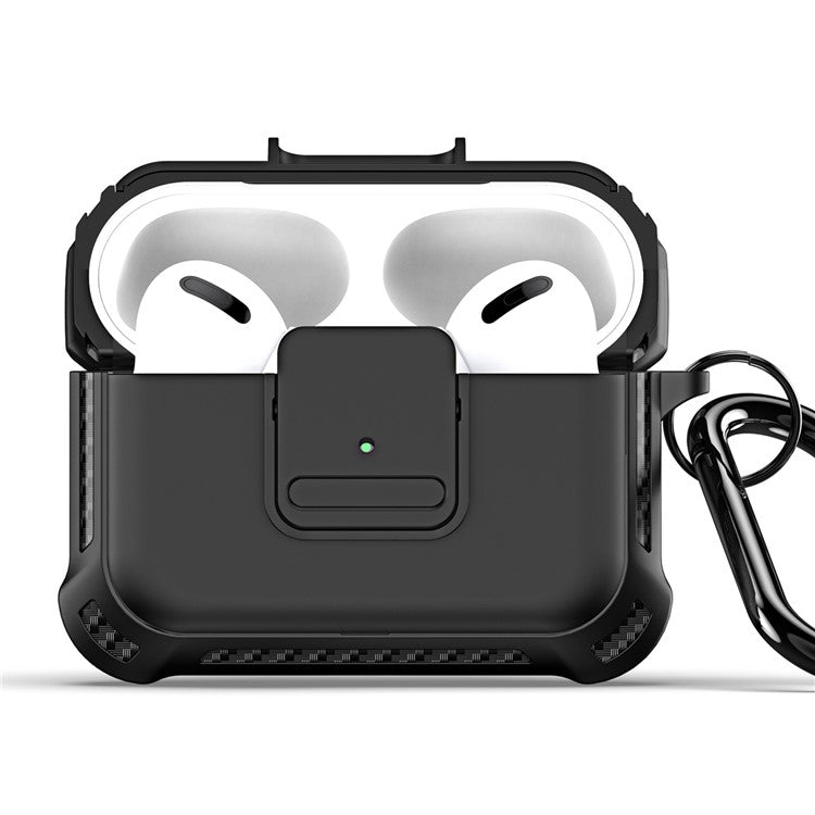 DUX DUCIS PECG Series for Apple AirPods Pro 2 Case TPU + PC Armor Earphone Cover Complete Protection - Black