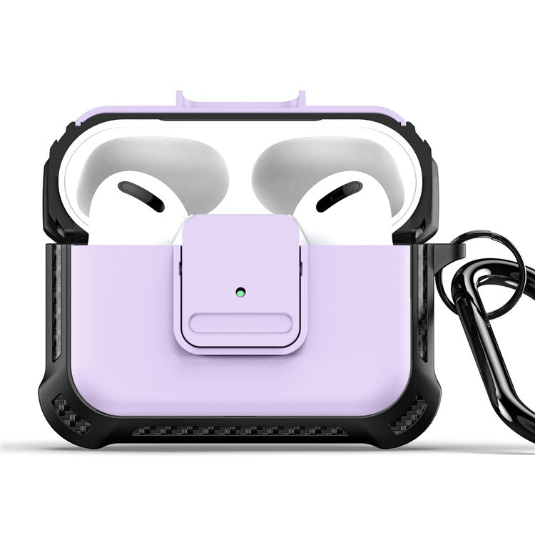 DUX DUCIS PECG Series for Apple AirPods Pro 2 Case TPU + PC Armor Earphone Cover Complete Protection - Purple