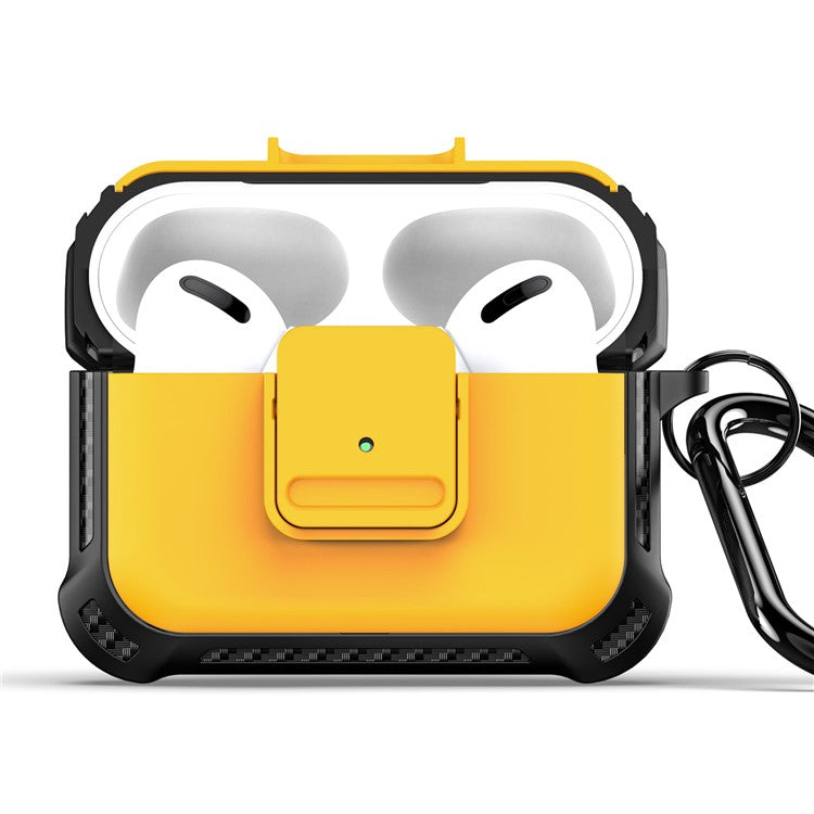 DUX DUCIS PECG Series for Apple AirPods Pro 2 Case TPU + PC Armor Earphone Cover Complete Protection - Yellow