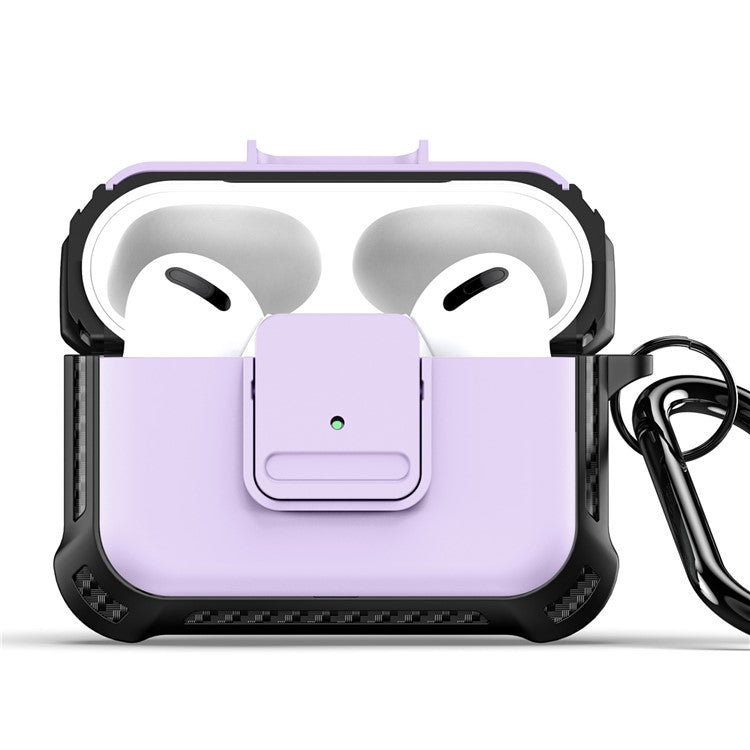 DUX DUCIS PECG Series for Apple AirPods Pro Case Full Body Protection Cover with Keychain - Purple