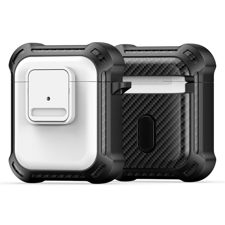 DUX DUCIS PECG Series for Apple AirPods with Charging Case (2016) / (2019) / AirPods with Wireless Charging Case (2019) Earbuds Cover - White