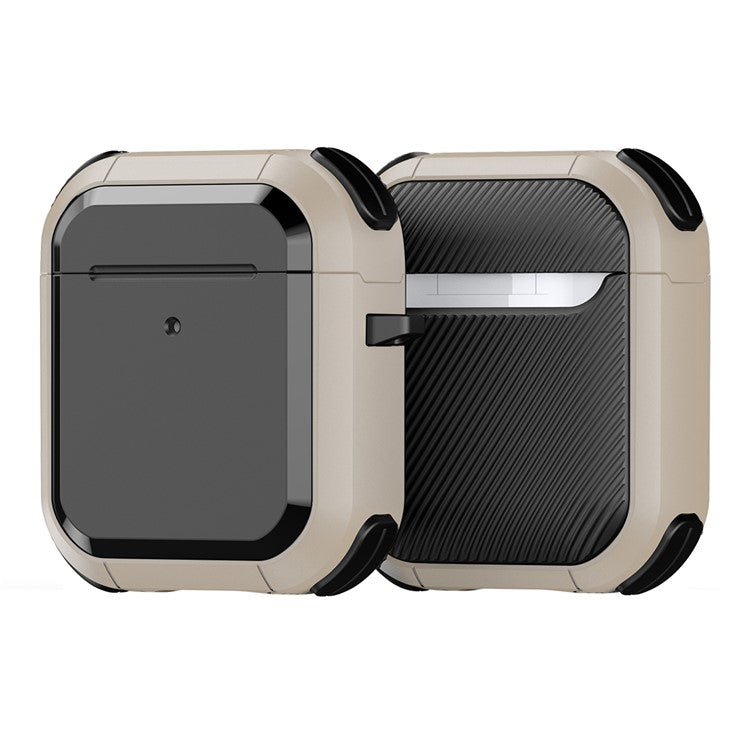 DUX DUCIS PECA Series for Apple AirPods with Charging Case (2016) / (2019) / AirPods with Wireless Charging Case (2019) Shockproof Cover - Gold