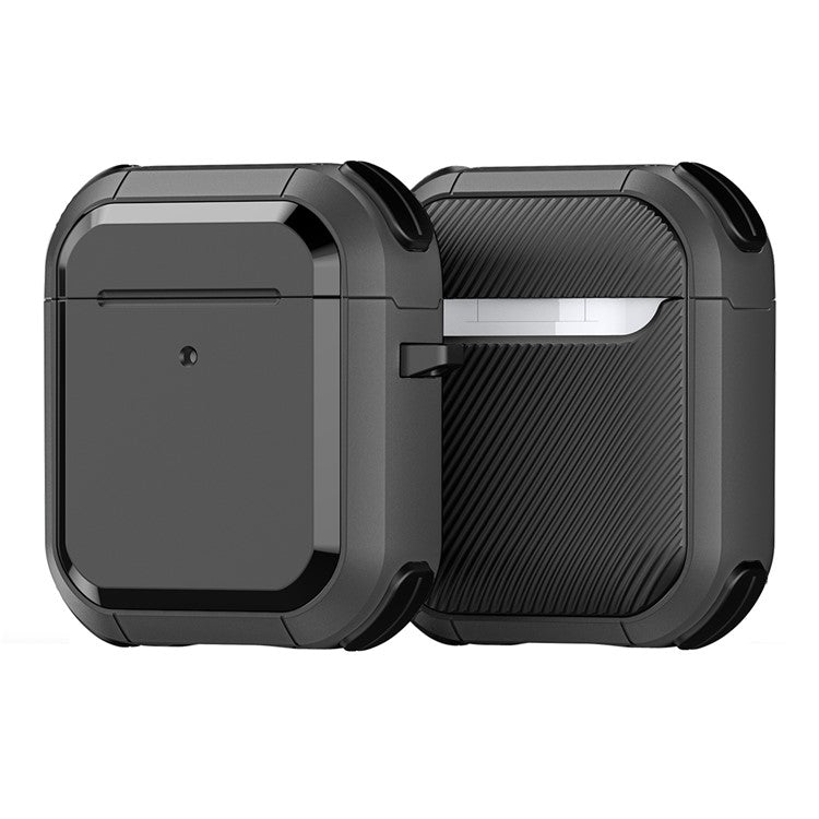 DUX DUCIS PECA Series for Apple AirPods with Charging Case (2016) / (2019) / AirPods with Wireless Charging Case (2019) Shockproof Cover - Grey