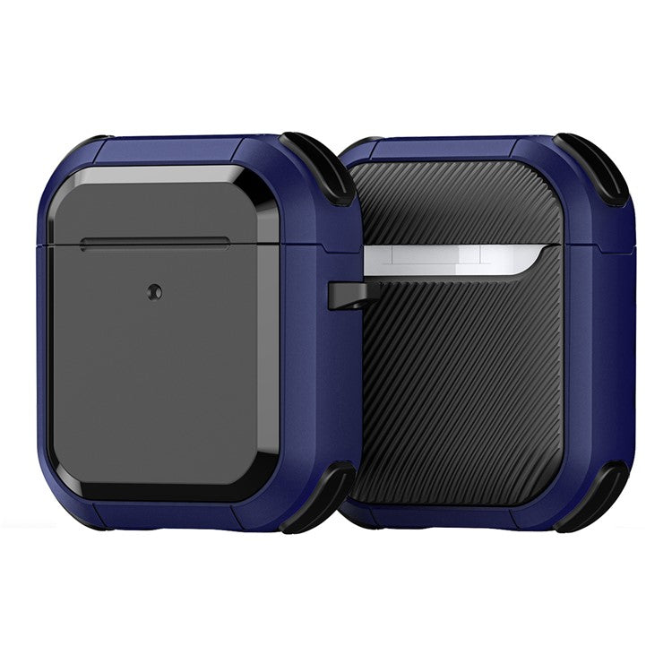 DUX DUCIS PECA Series for Apple AirPods with Charging Case (2016) / (2019) / AirPods with Wireless Charging Case (2019) Shockproof Cover - Blue