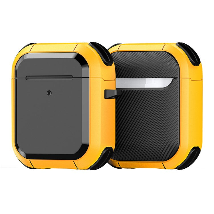 DUX DUCIS PECA Series for Apple AirPods with Charging Case (2016) / (2019) / AirPods with Wireless Charging Case (2019) Shockproof Cover - Yellow