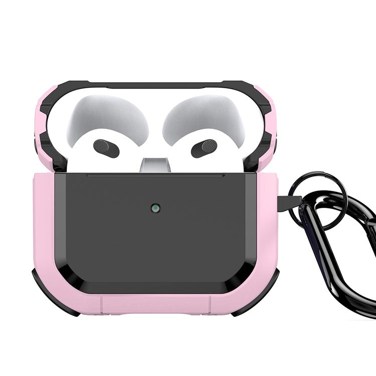 DUX DUCIS PECA Series for Apple AirPods 3 Protective Case with Carabiner Earbuds Cover - Pink