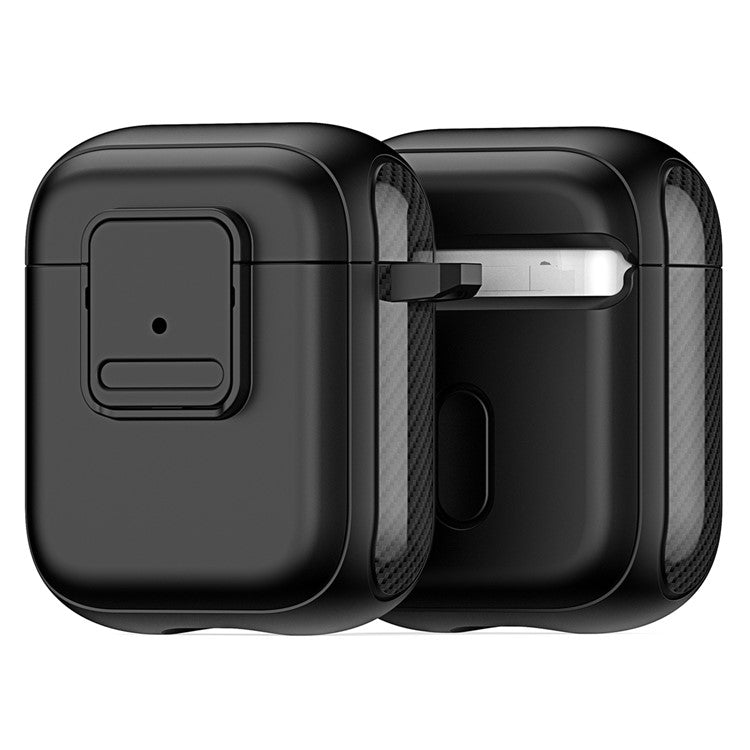 DUX DUCIS PECJ Series for Apple AirPods with Charging Case (2016) / (2019) / AirPods with Wireless Charging Case (2019) Earphone Cover - Black