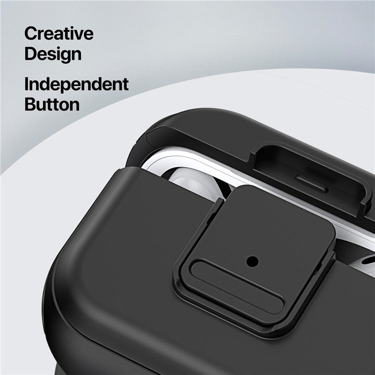 DUX DUCIS PECJ Series for Apple AirPods with Charging Case (2016) / (2019) / AirPods with Wireless Charging Case (2019) Earphone Cover - Black