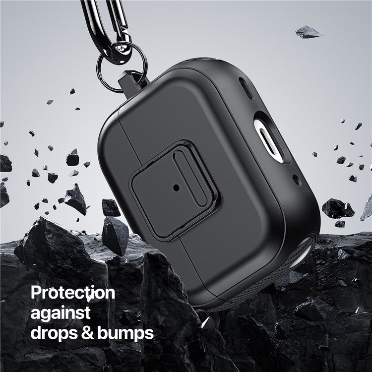 DUX DUCIS PECJ Series for Apple AirPods with Charging Case (2016) / (2019) / AirPods with Wireless Charging Case (2019) Earphone Cover - Black