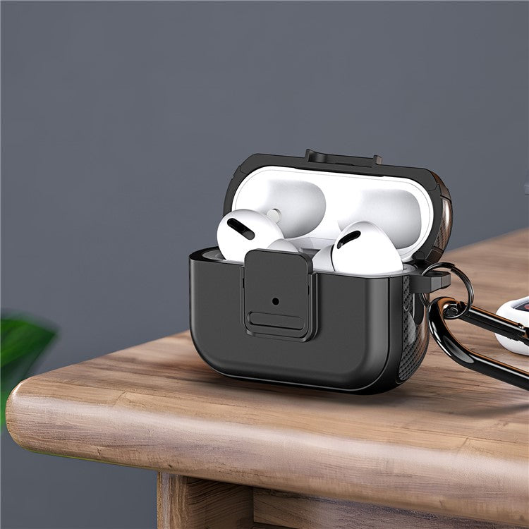 DUX DUCIS PECJ Series for Apple AirPods with Charging Case (2016) / (2019) / AirPods with Wireless Charging Case (2019) Earphone Cover - Black