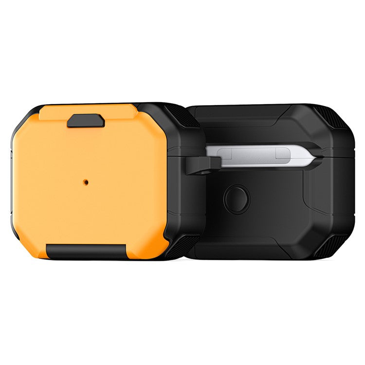 DUX DUCIS PECF Series for Apple AirPods Pro Protective Cover PC+TPU Carrying Case with Keychain - Yellow