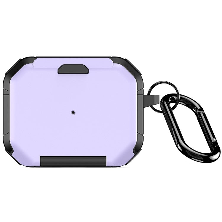 DUX DUCIS PECF Series for Apple AirPods Pro Protective Cover PC+TPU Carrying Case with Keychain - Purple