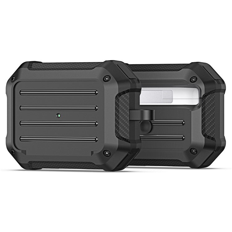 DUX DUCIS PECE Series for Apple AirPods Pro 2 Earphone Case Full-Body Rugged Protective Cover - Black