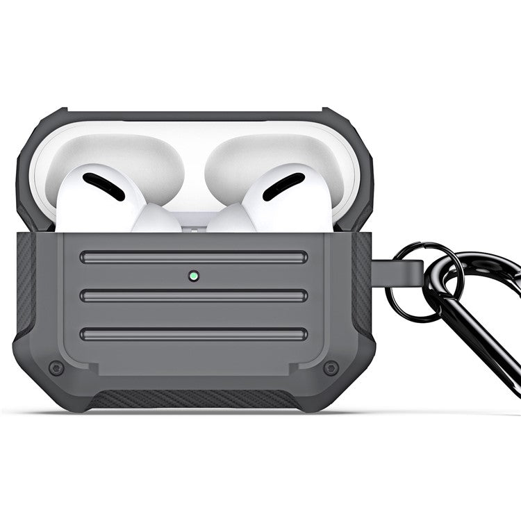 DUX DUCIS PECE Series for Apple AirPods Pro 2 Earphone Case Full-Body Rugged Protective Cover - Grey