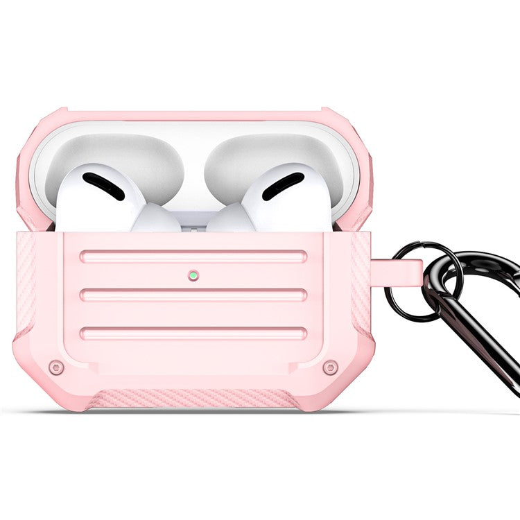 DUX DUCIS PECE Series for Apple AirPods Pro 2 Earphone Case Full-Body Rugged Protective Cover - Pink