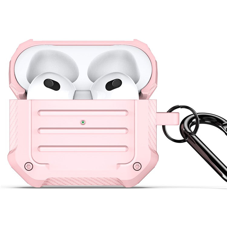 DUX DUCIS PECE Series for Apple AirPods 3 TPU Earphone Case Portable Headphone Shell - Pink