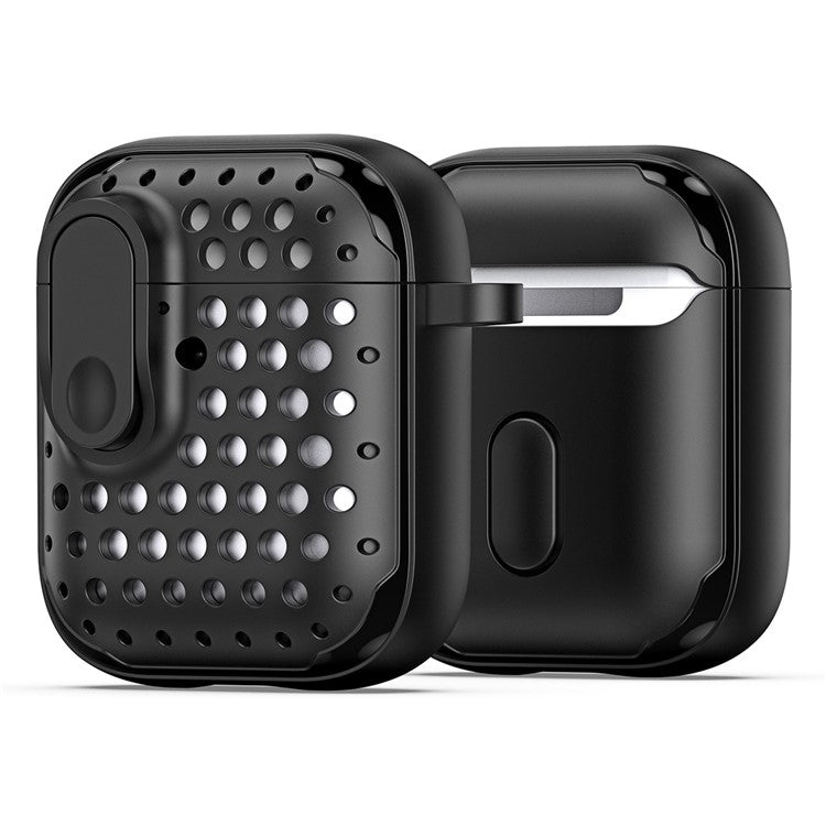 DUX DUCIS PECM Series for Apple AirPods with Charging Case (2016) / (2019) / AirPods with Wireless Charging Case (2019) Earbud Cover - Black