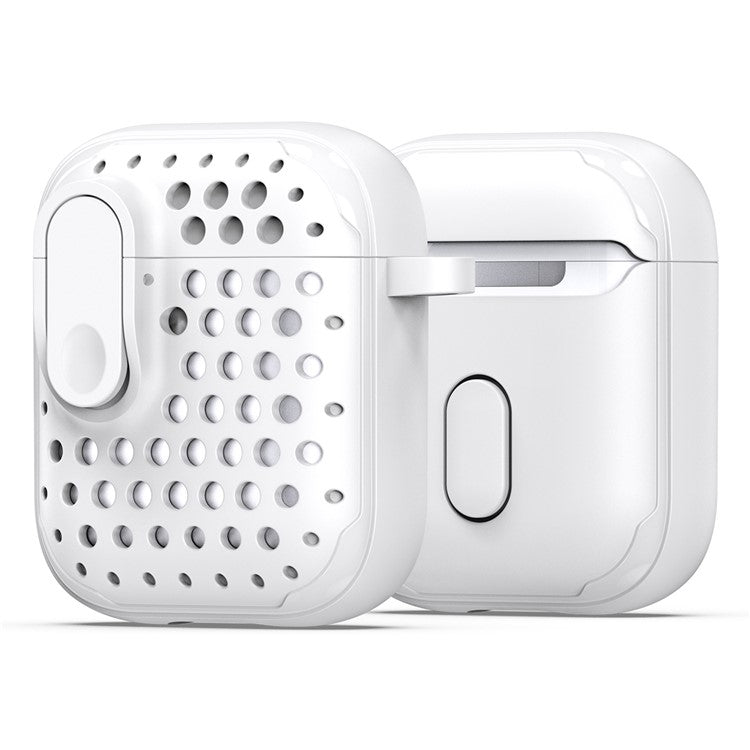 DUX DUCIS PECM Series for Apple AirPods with Charging Case (2016) / (2019) / AirPods with Wireless Charging Case (2019) Earbud Cover - White