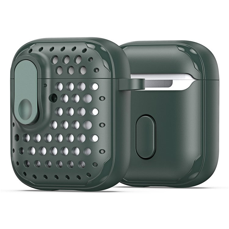 DUX DUCIS PECM Series for Apple AirPods with Charging Case (2016) / (2019) / AirPods with Wireless Charging Case (2019) Earbud Cover - Green