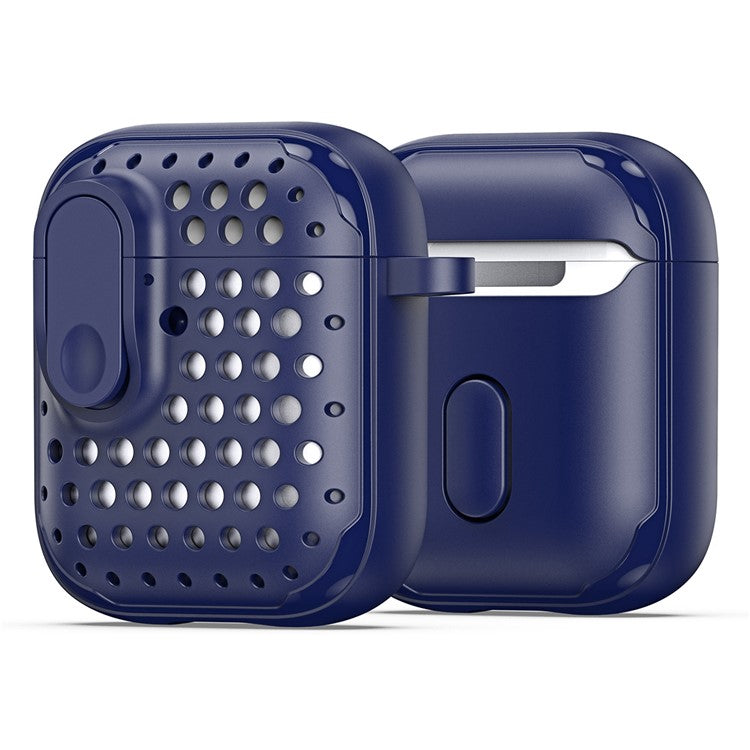 DUX DUCIS PECM Series for Apple AirPods with Charging Case (2016) / (2019) / AirPods with Wireless Charging Case (2019) Earbud Cover - Blue