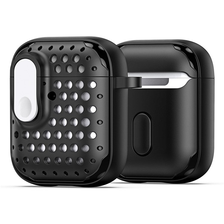 DUX DUCIS PECM Series for Apple AirPods with Charging Case (2016) / (2019) / AirPods with Wireless Charging Case (2019) Earbud Cover - Black+White