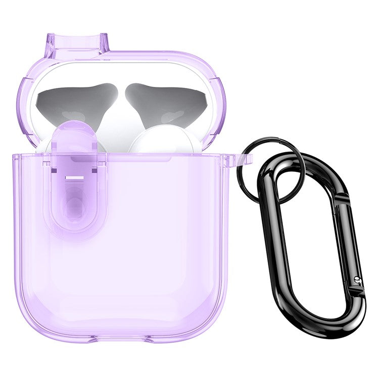 DUX DUCIS PECL Series for Apple AirPods with Charging Case (2016) / (2019) / AirPods with Wireless Charging Case Earphone Cover - Purple