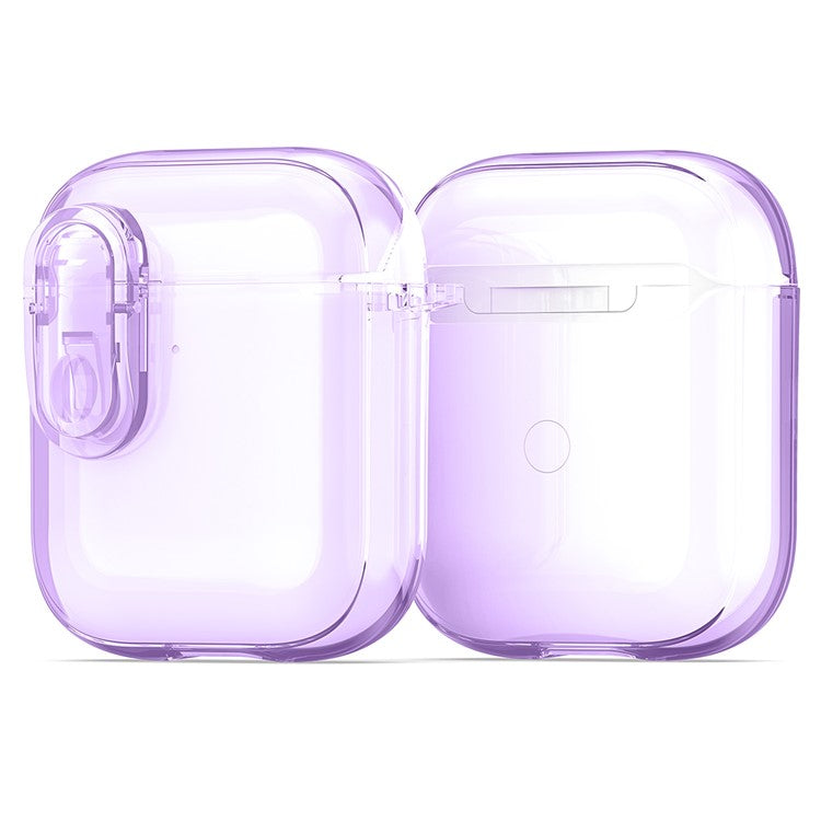 DUX DUCIS PECL Series for Apple AirPods with Charging Case (2016) / (2019) / AirPods with Wireless Charging Case Earphone Cover - Purple