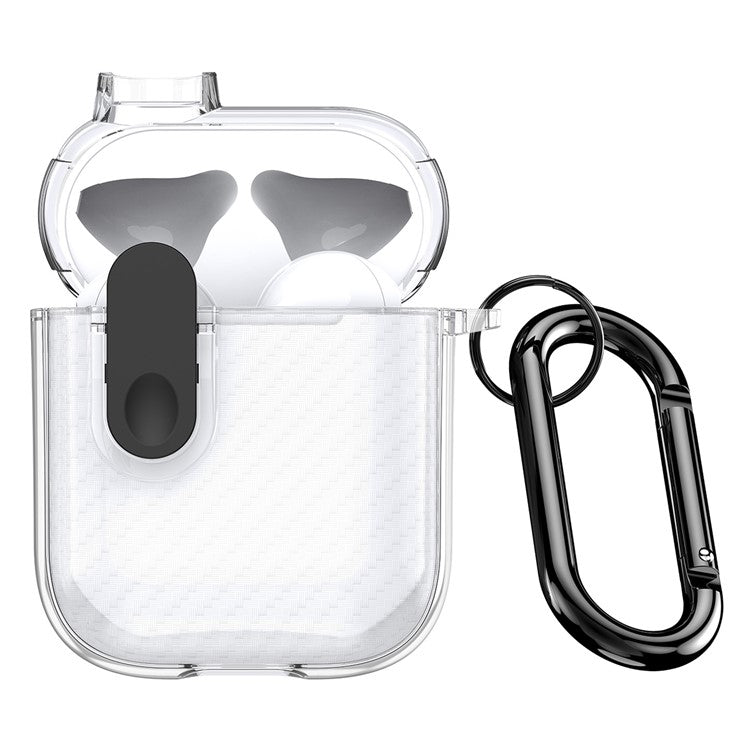 DUX DUCIS PECK Series for Apple AirPods with Charging Case (2016) / (2019) / AirPods with Wireless Charging Case (2019) Anti-drop Case - Clear Black