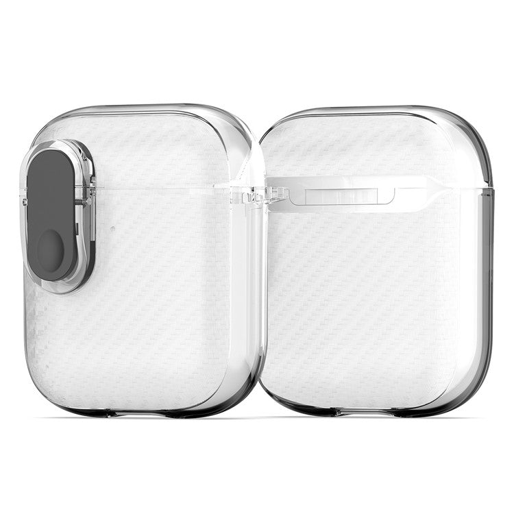 DUX DUCIS PECK Series for Apple AirPods with Charging Case (2016) / (2019) / AirPods with Wireless Charging Case (2019) Anti-drop Case - Clear Black