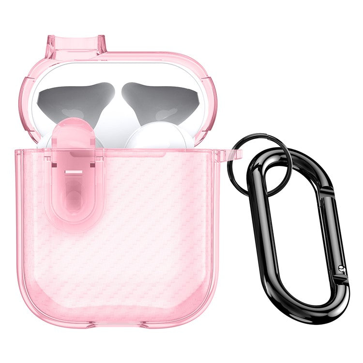 DUX DUCIS PECK Series for Apple AirPods with Charging Case (2016) / (2019) / AirPods with Wireless Charging Case (2019) Anti-drop Case - Pink