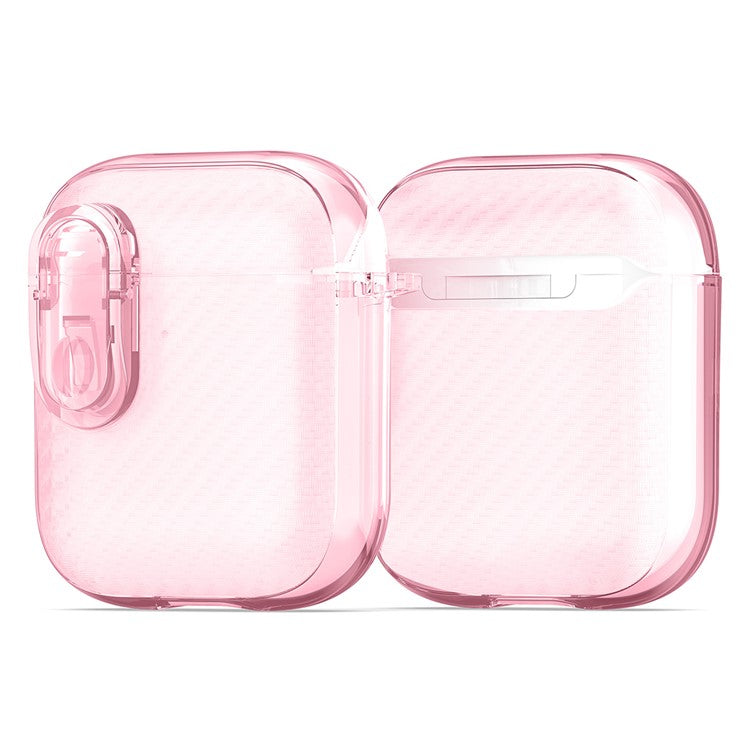 DUX DUCIS PECK Series for Apple AirPods with Charging Case (2016) / (2019) / AirPods with Wireless Charging Case (2019) Anti-drop Case - Pink